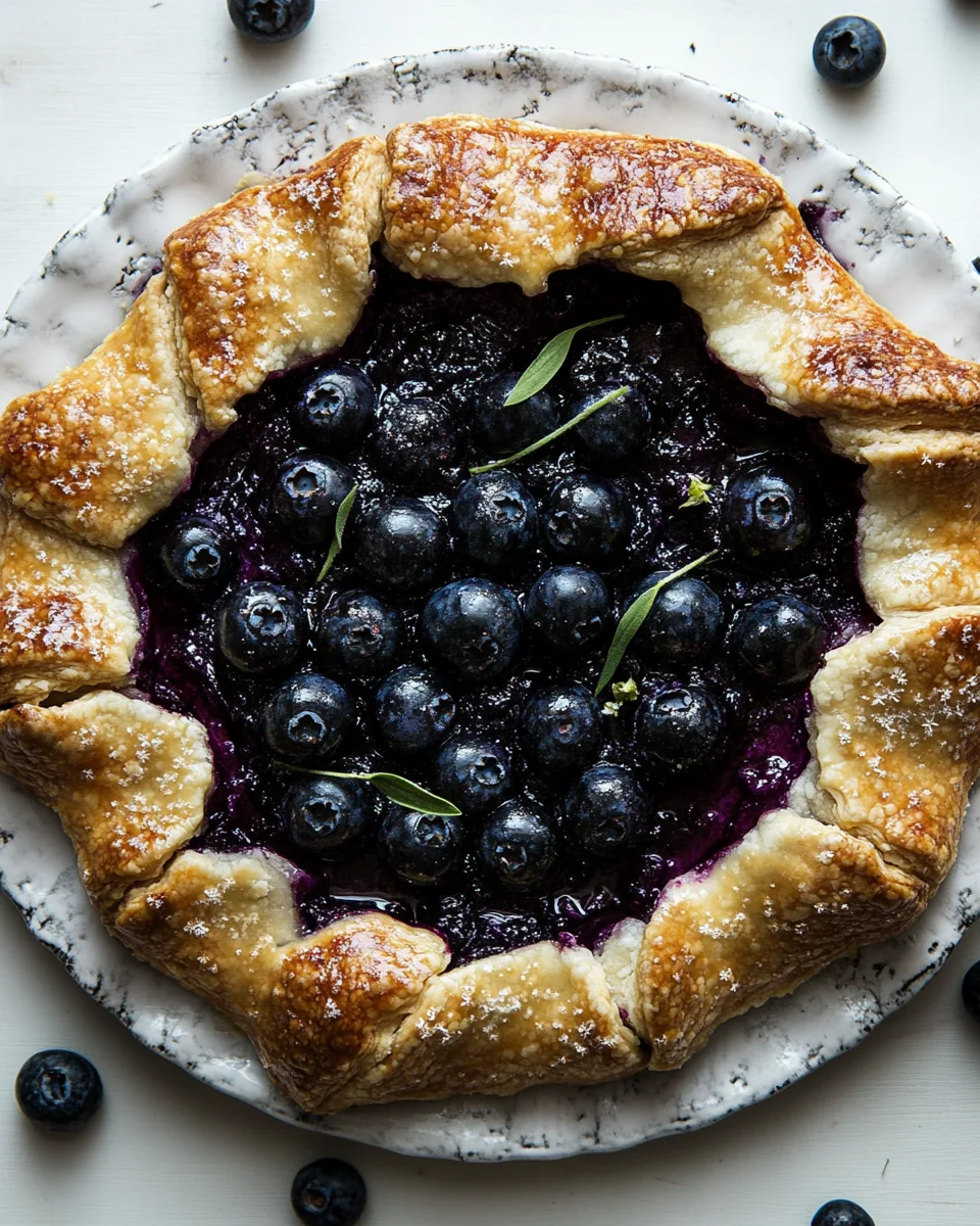 Blueberry Chamomile Galette