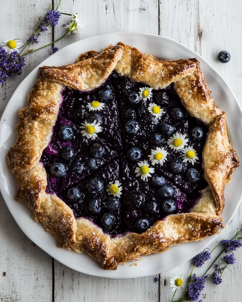 Blueberry Chamomile Galette