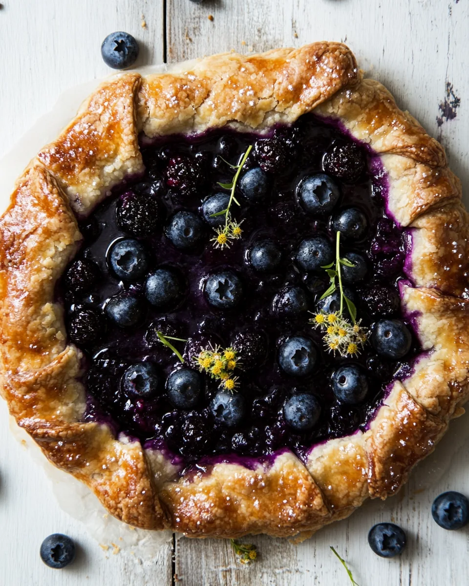 Blueberry Chamomile Galette