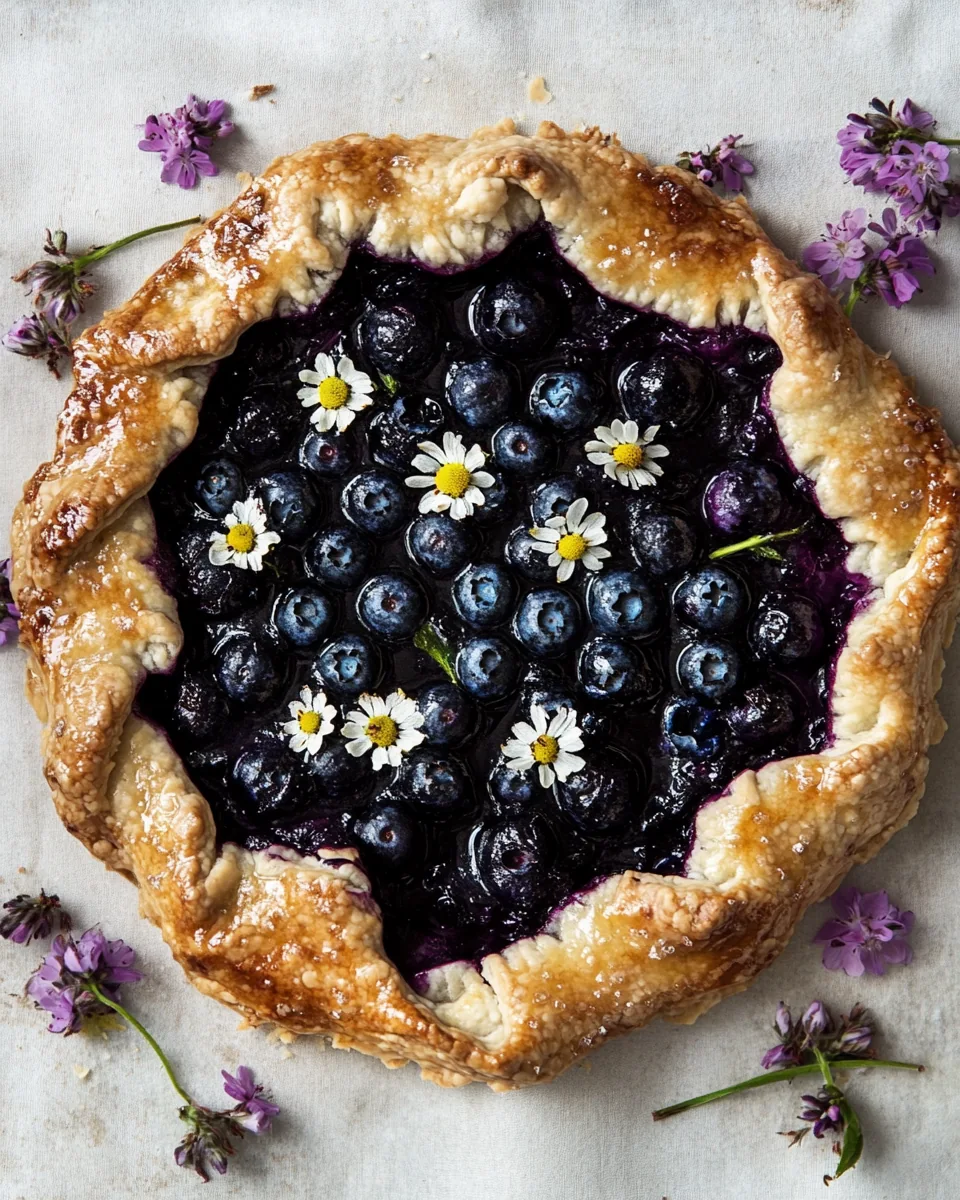 Blueberry Chamomile Galette
