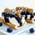 Blueberry Cheesecake Tacos