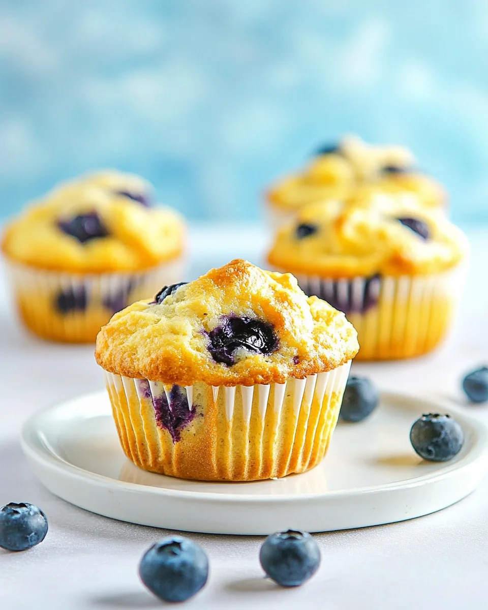 Blueberry Cream Cheese Muffins
