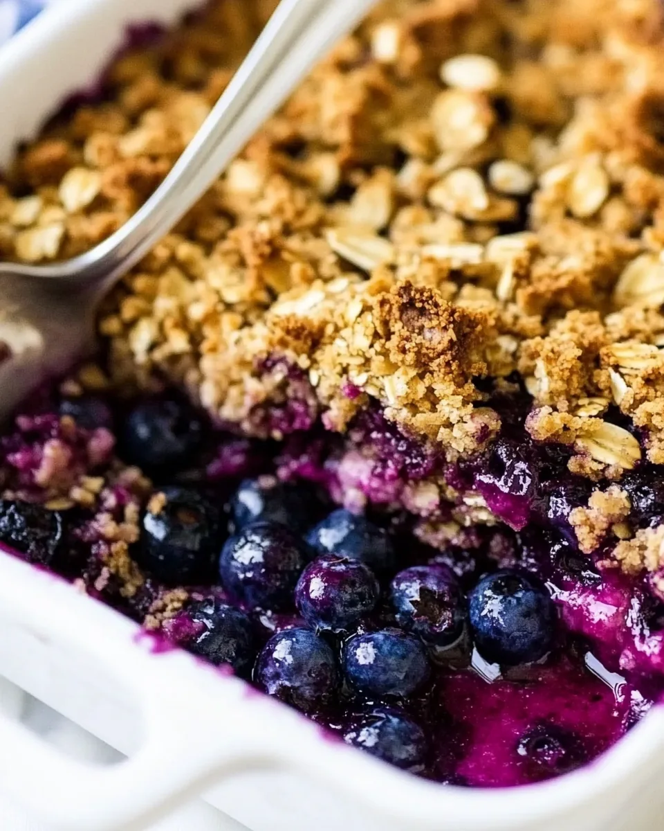 Blueberry Crisp Recipe