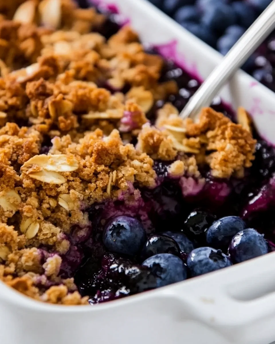 Blueberry Crisp Recipe