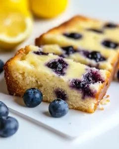 Blueberry Lemon Yogurt Cake