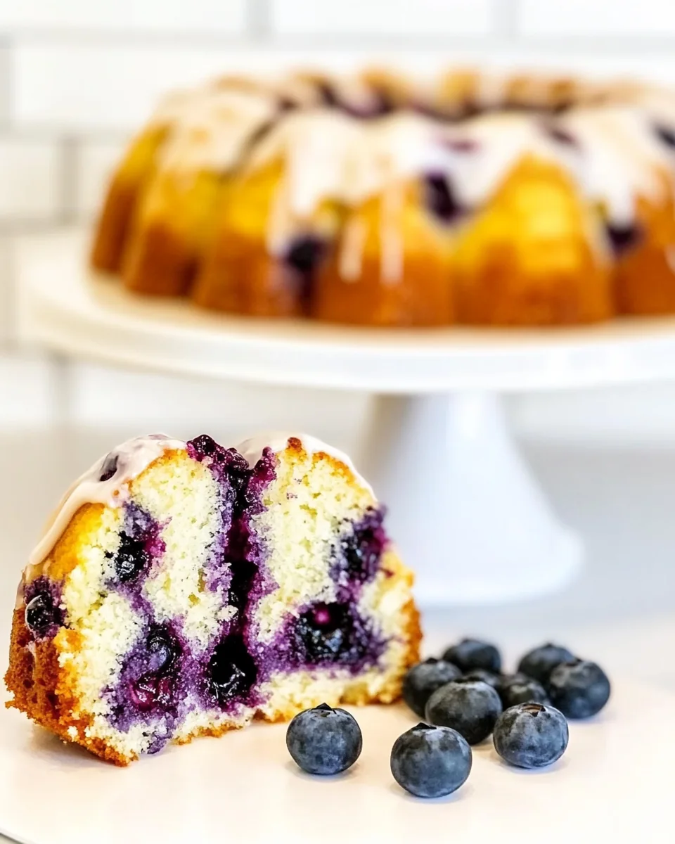 Blueberry Pound Cake