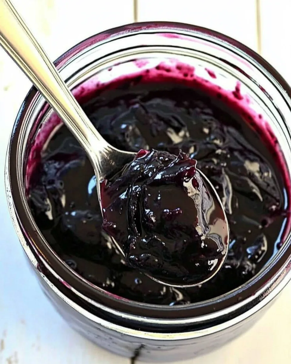 Blueberry Refrigerator Jam