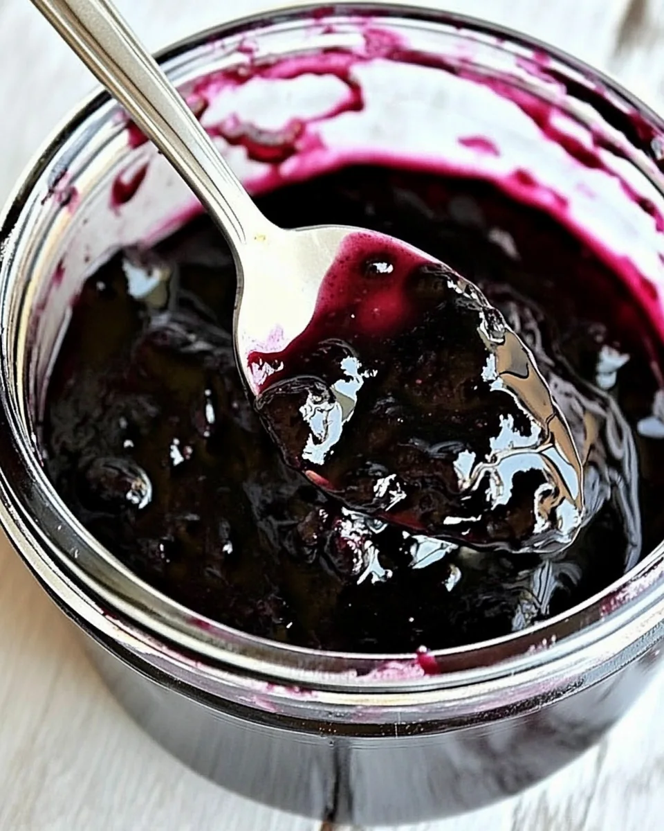 Blueberry Refrigerator Jam