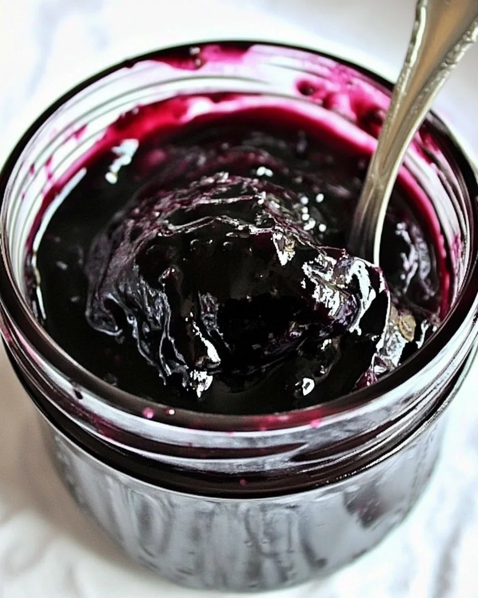 Blueberry Refrigerator Jam