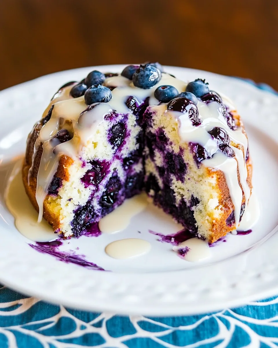 Blueberry Yogurt Cake