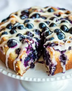 Blueberry Yogurt Cake