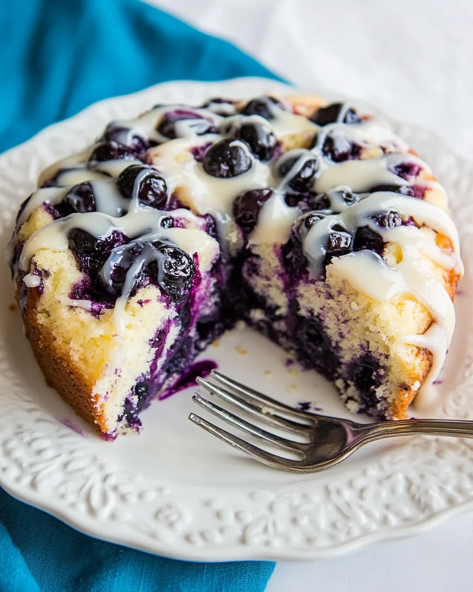 Blueberry Yogurt Cake