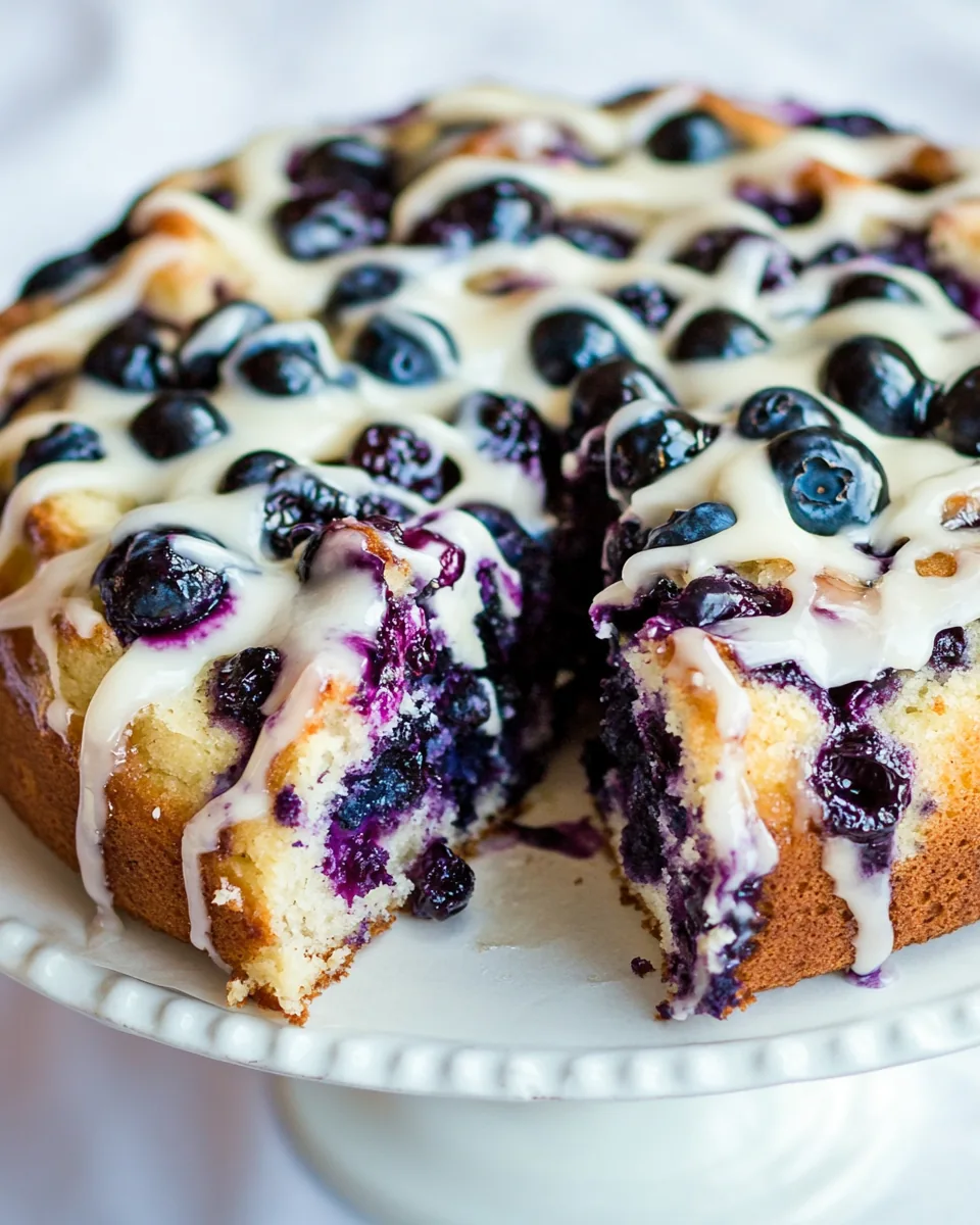 Blueberry Yogurt Cake