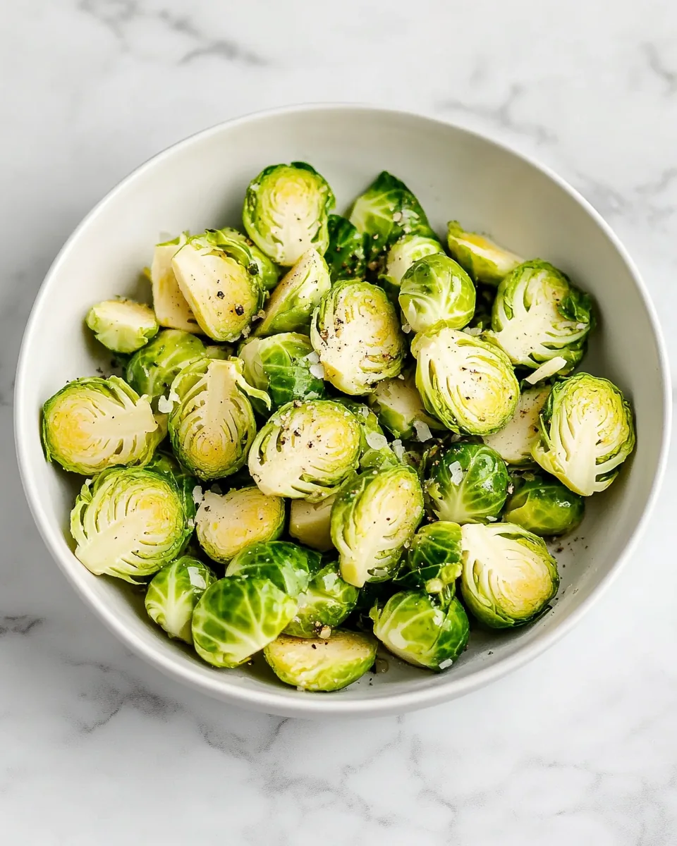 Boiled Brussels Sprouts