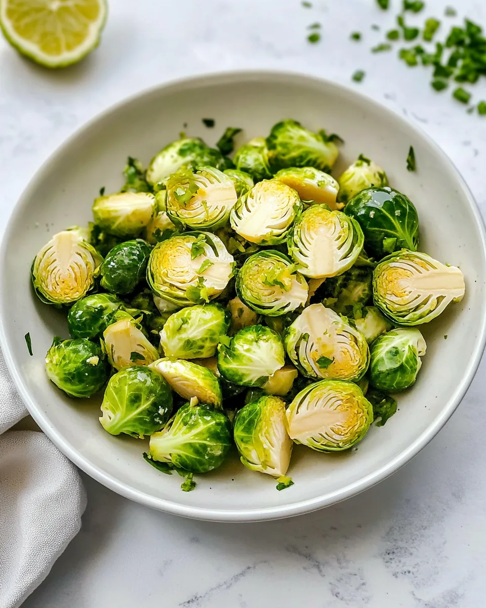 Boiled Brussels Sprouts
