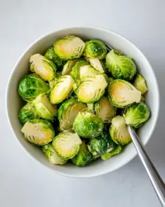 Boiled Brussels Sprouts