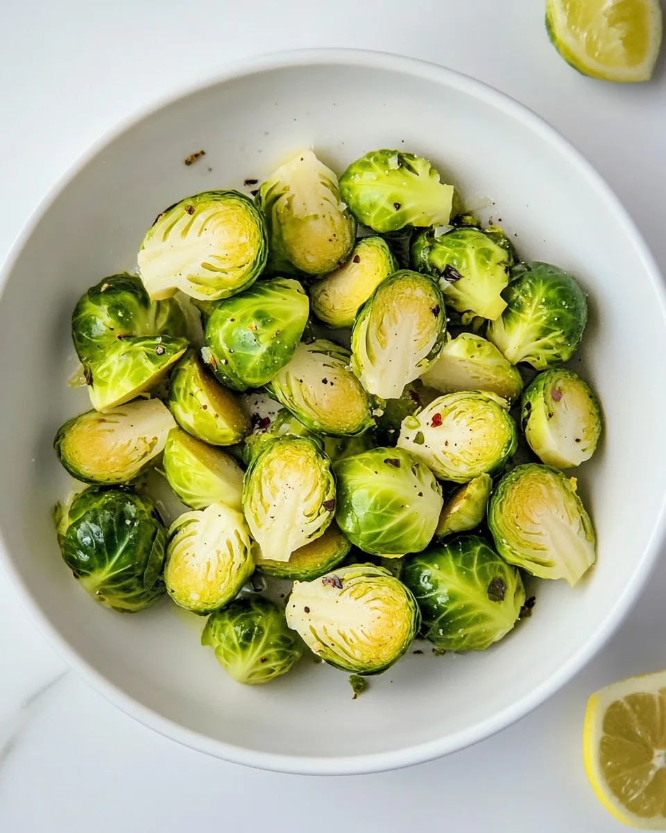 Boiled Brussels Sprouts