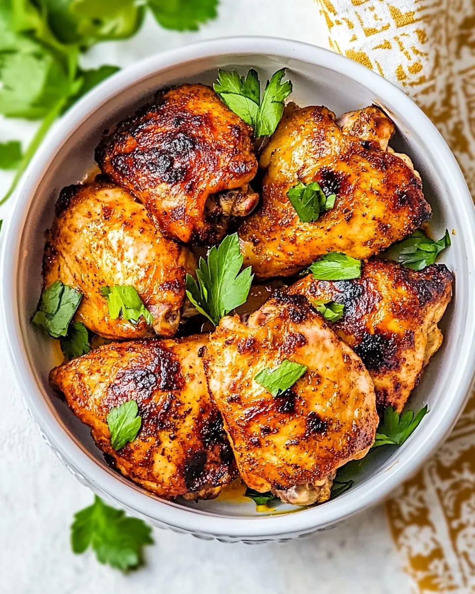 Boneless Air Fryer Chicken Thighs