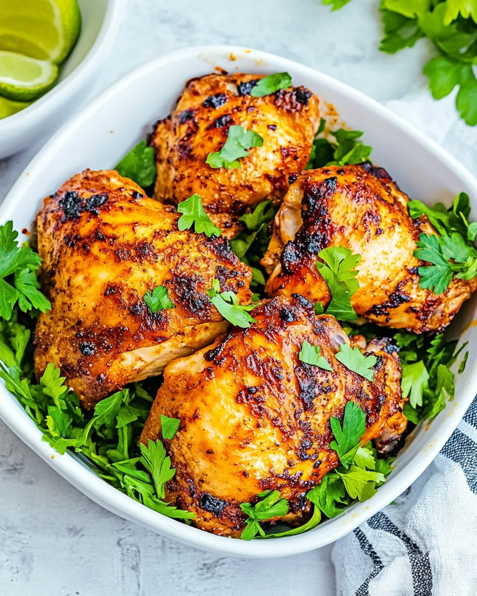 Boneless Air Fryer Chicken Thighs