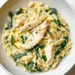 Boursin Orzo with Chicken