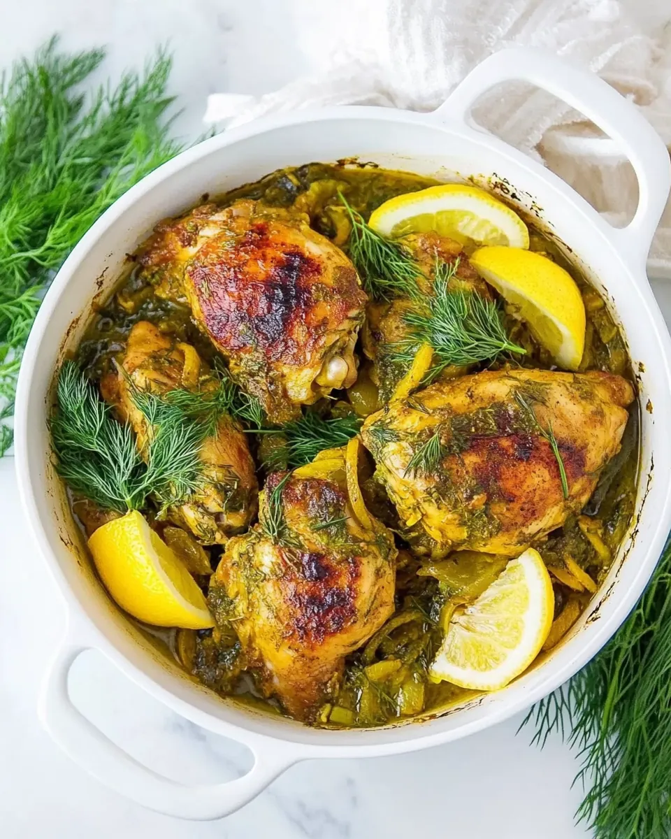 Braised Lemon Chicken