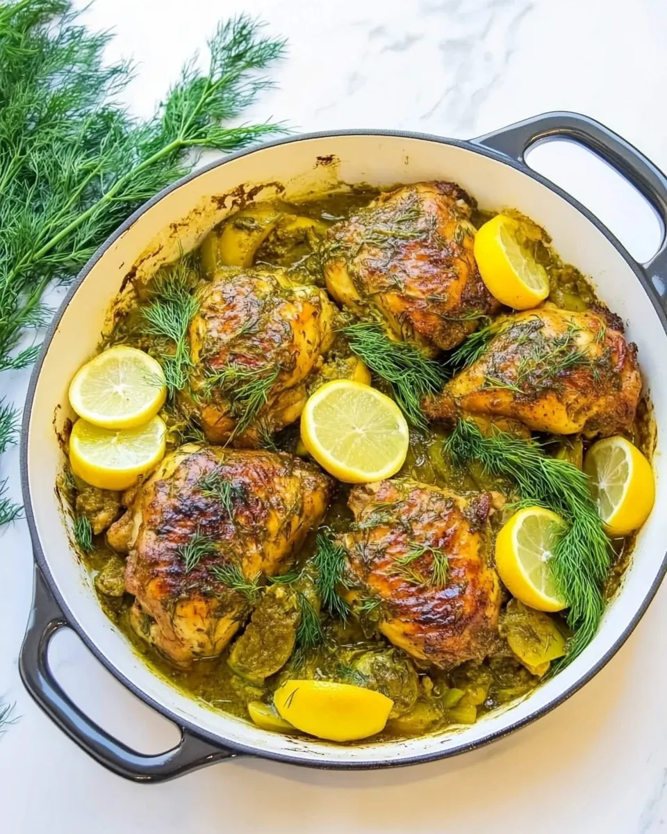 Braised Lemon Chicken