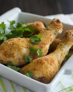 Breaded Baked Chicken Drumsticks
