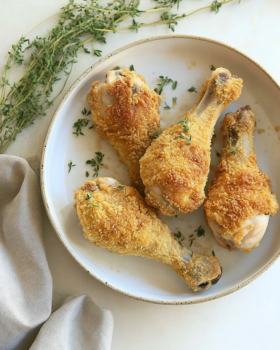 Breaded Chicken Drumsticks