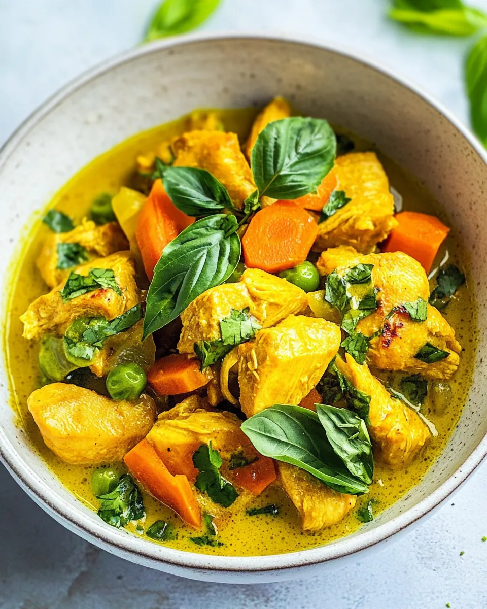 Lemongrass Chicken Green Curry