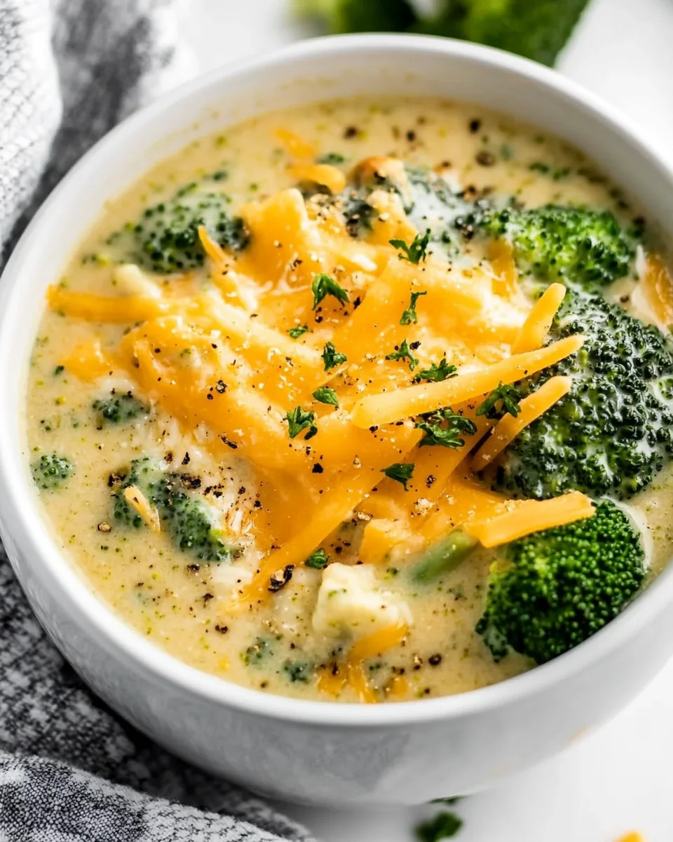 Broccoli Cheddar Soup