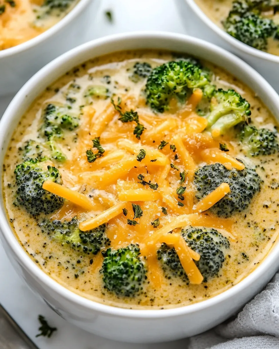 Broccoli Cheddar Soup