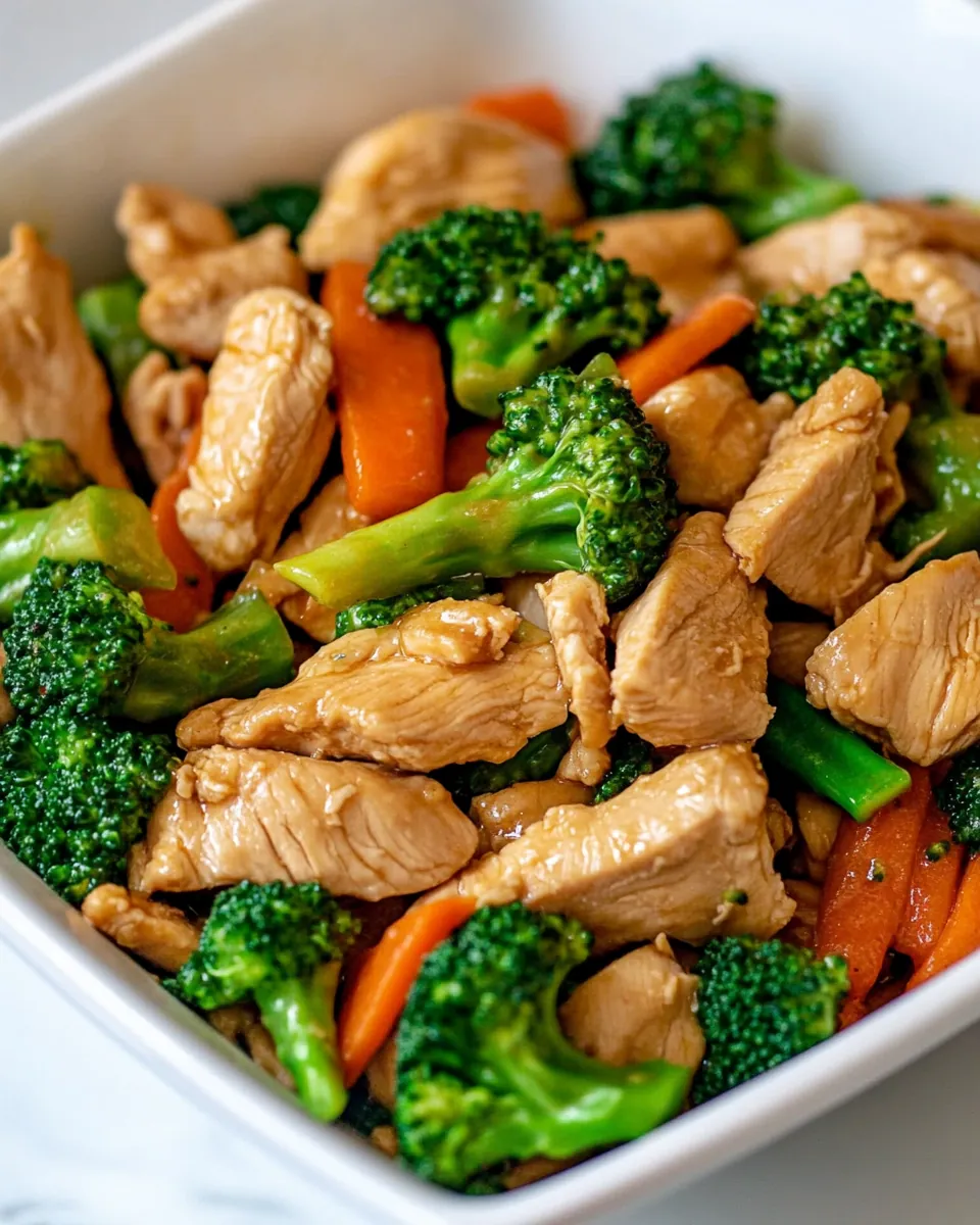 Broccoli Chicken Stir Fry