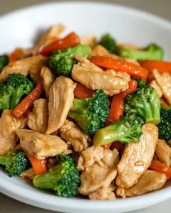 Broccoli Chicken Stir Fry