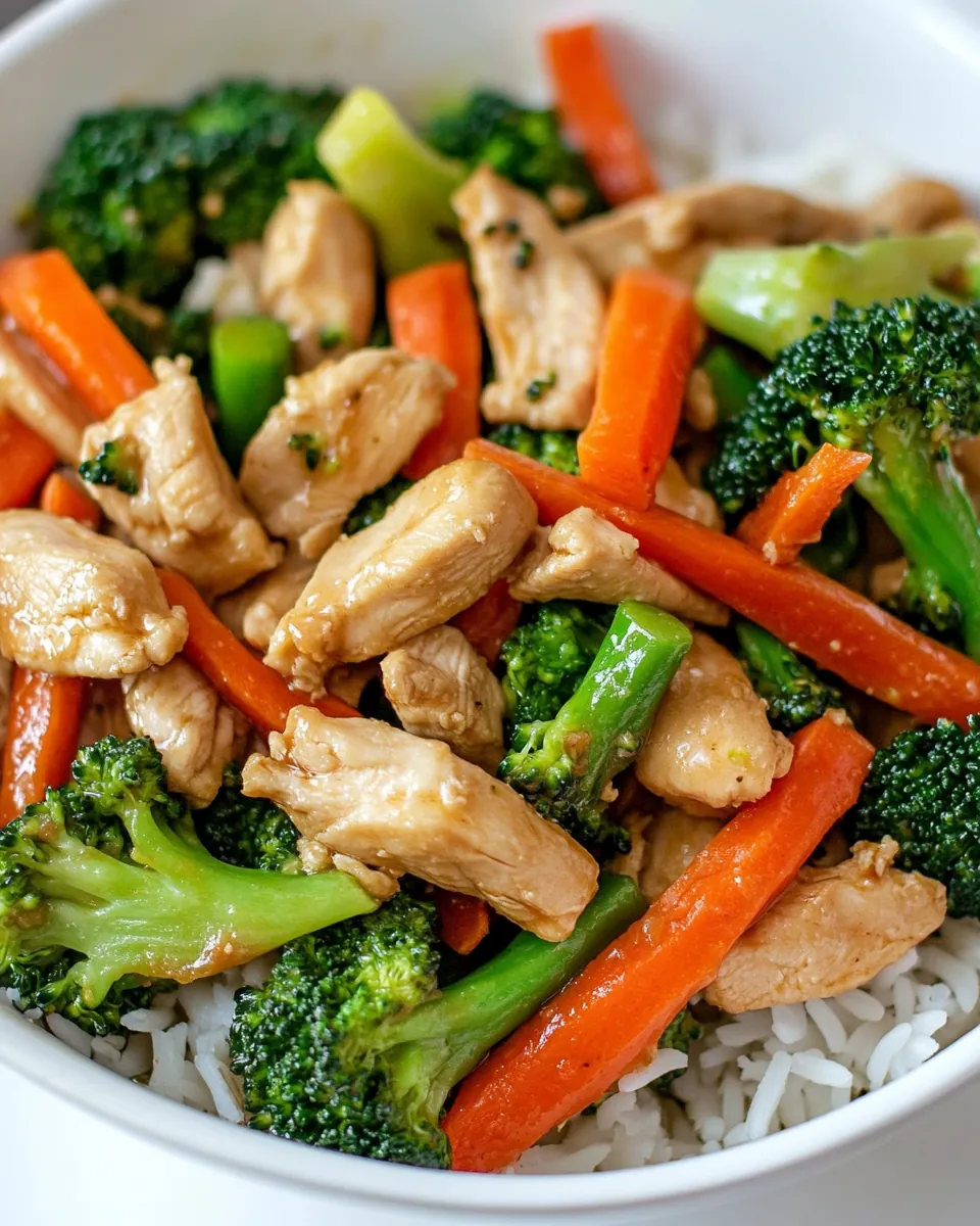 Broccoli Chicken Stir Fry