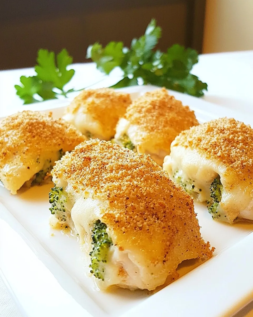 Broccoli and Cheese Stuffed Chicken