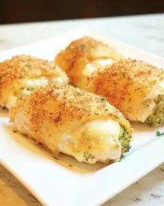 Broccoli and Cheese Stuffed Chicken