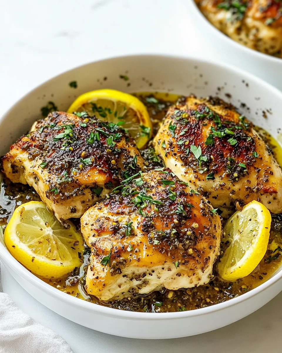 Brown Butter Lemon Pepper Chicken