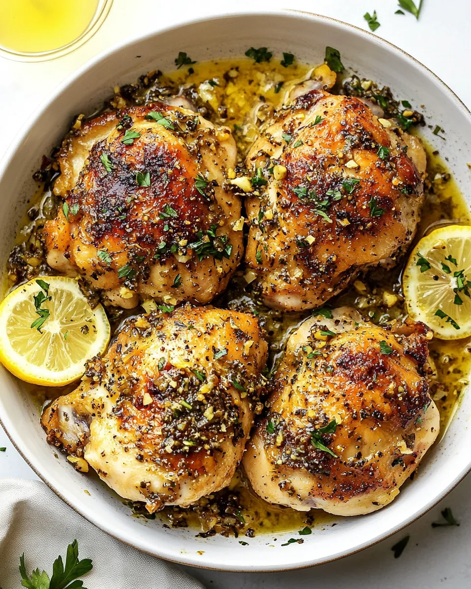Brown Butter Lemon Pepper Chicken