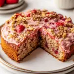 Brown Butter Strawberry Coffee Cake