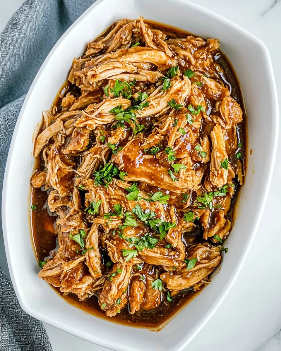 Brown Sugar Pulled Chicken