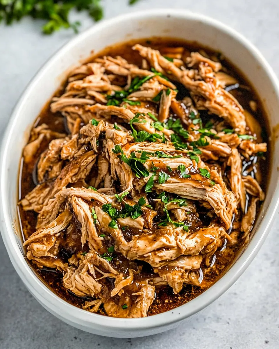 Brown Sugar Pulled Chicken