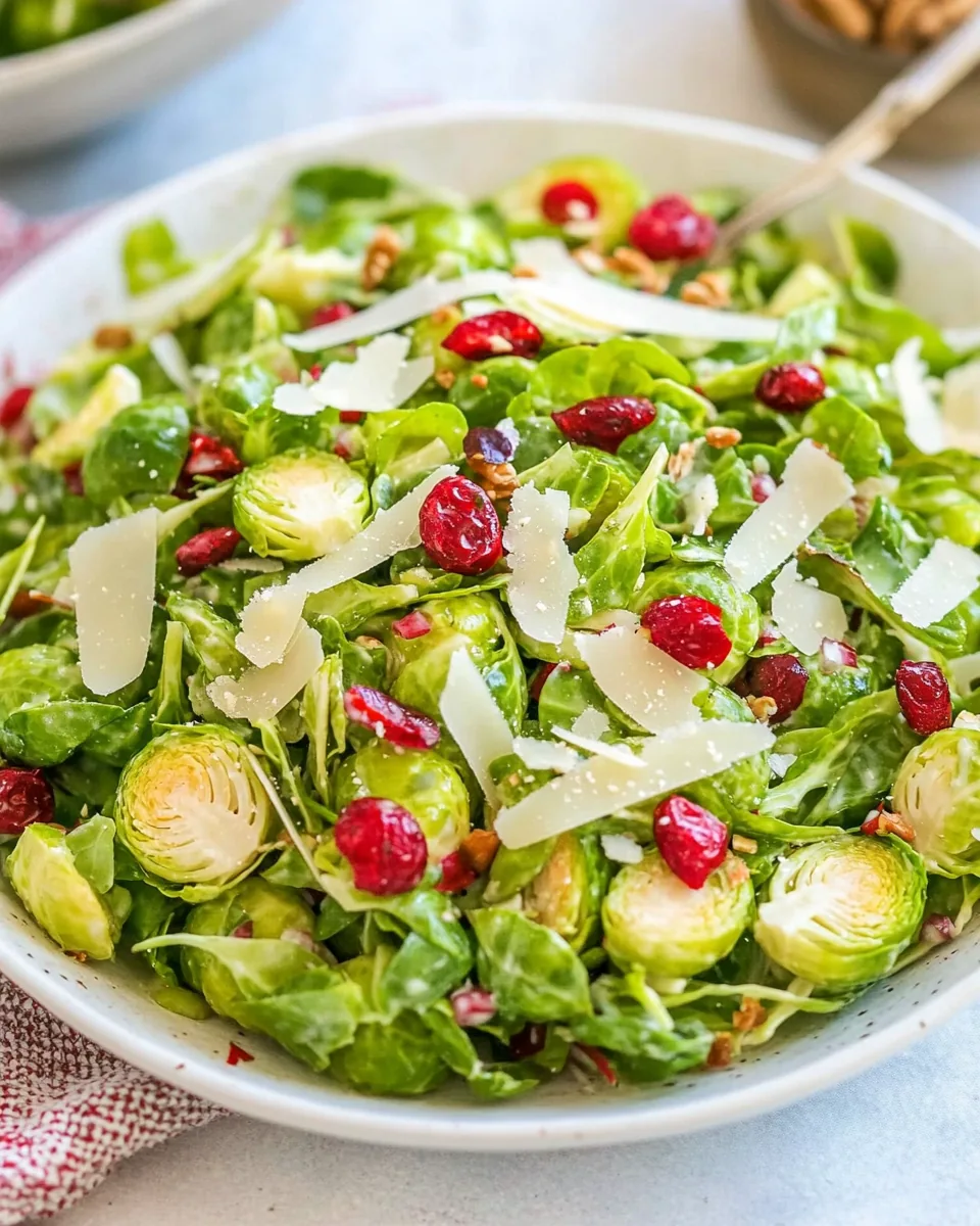 Brussel Sprout Salad