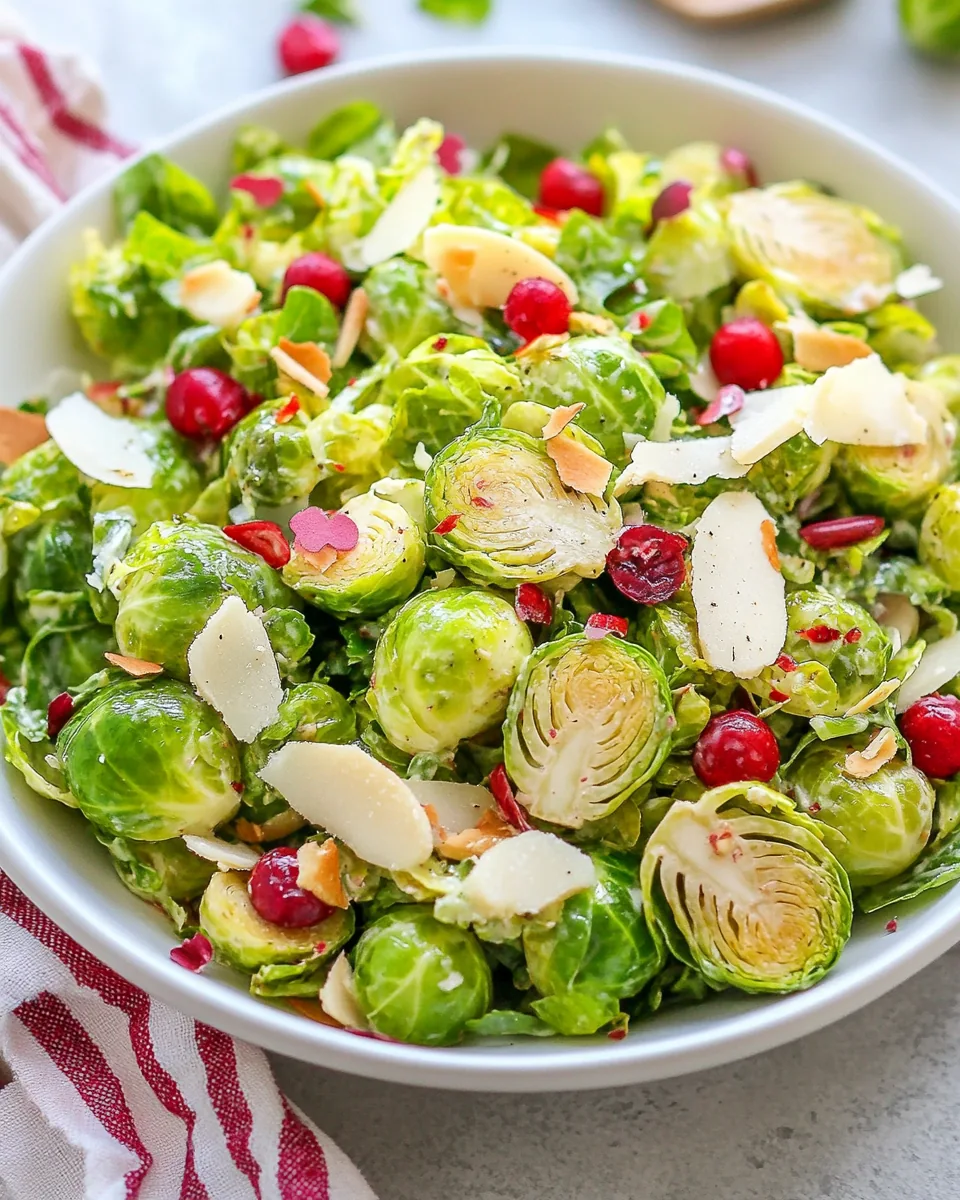 Brussel Sprout Salad