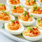 Buffalo Chicken Deviled Eggs