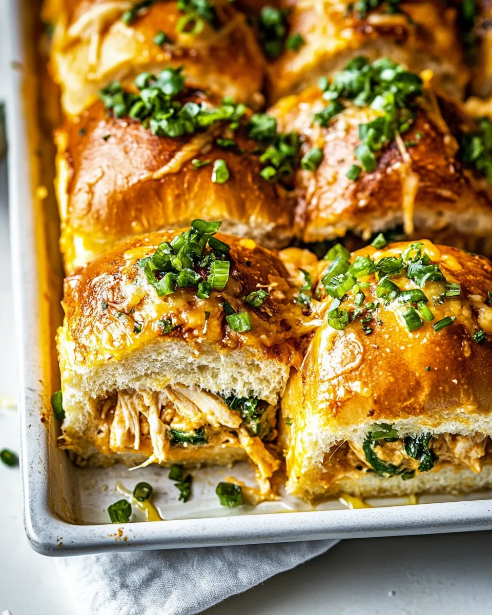 Buffalo Chicken Dip Sliders