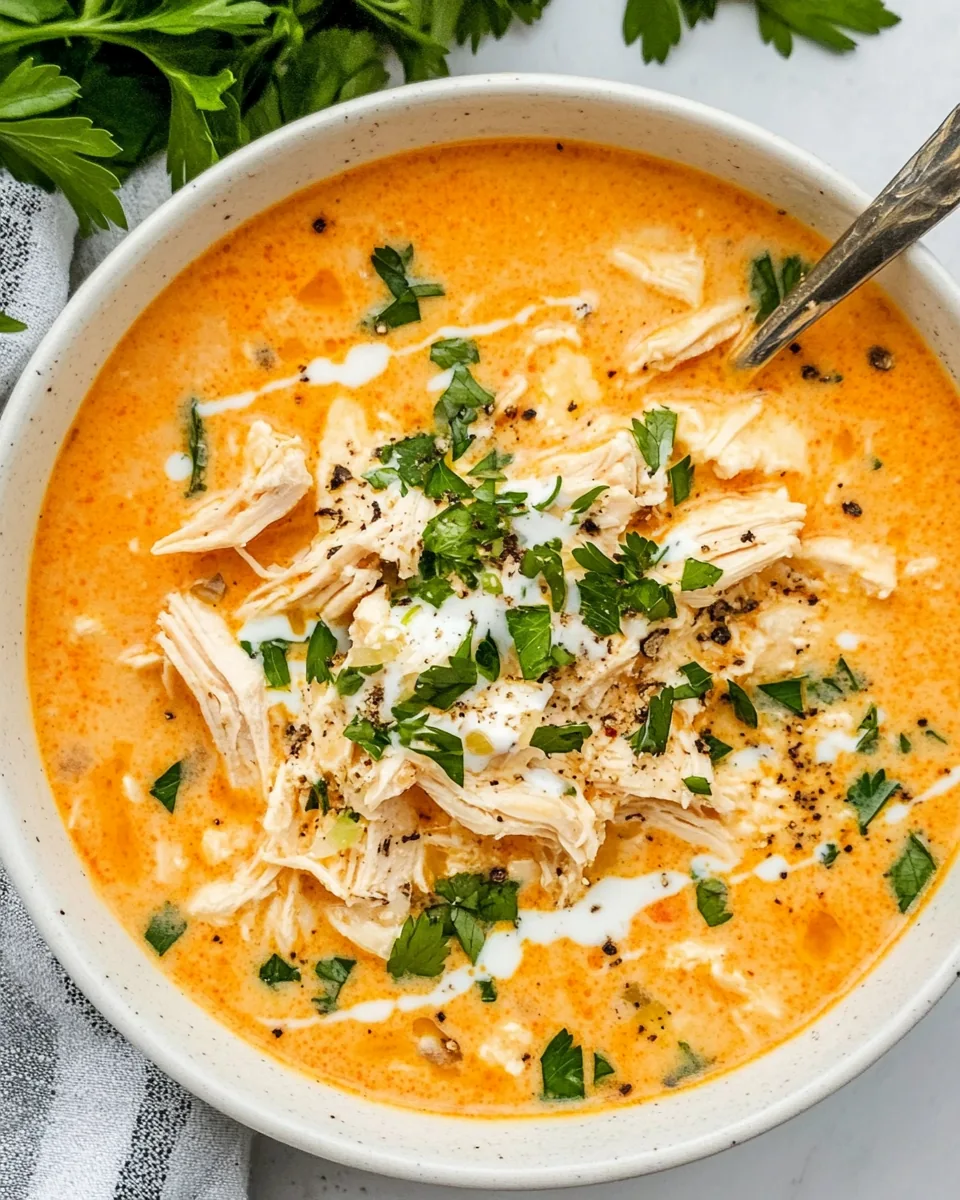 Buffalo Chicken Soup