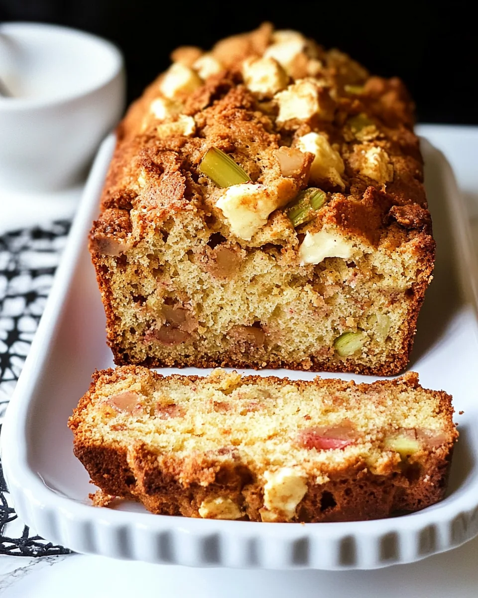 Buttermilk Rhubarb Bread