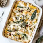 Butternut Squash Sun-Dried Tomato White Lasagna