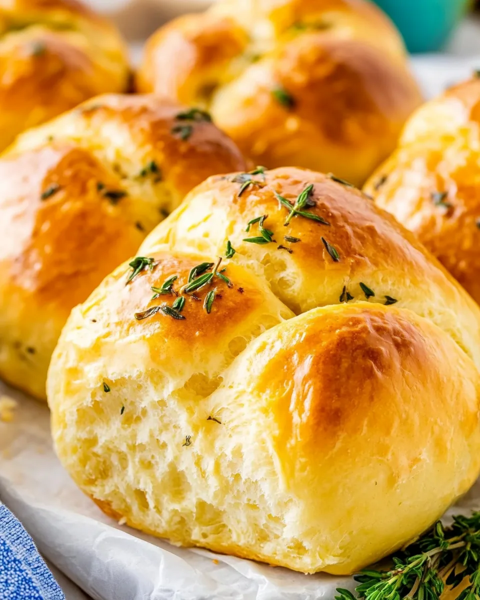 Buttery Herb Yeast Rolls