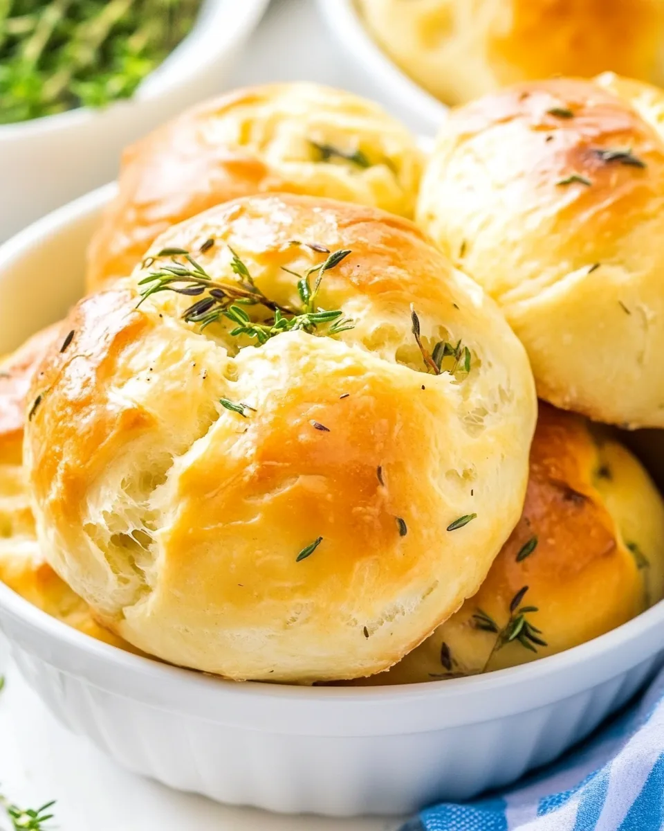 Buttery Herb Yeast Rolls